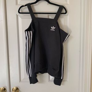 Adidas cold shoulder top